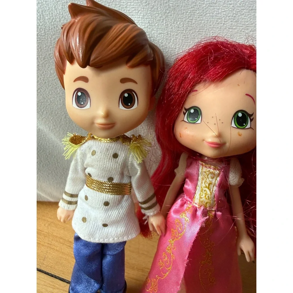 Vintage 2015 Strawberry Shortcake Doll & Prince Charming LOT 2 Dolls Toys R Us